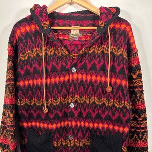 PRPS knitted button up hoody